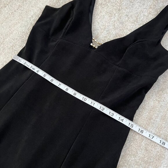 Vintage Roberta Black Sleeveless Maxi Dress 11/12 - Picture 7 of 13